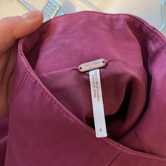 pink free people mini skirt - Picture 3 of 3